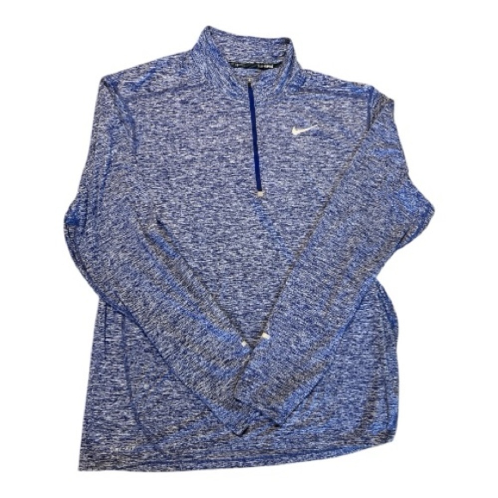 Nike Dri-FIT Heathered Blue Top